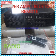 Equalizer mixer bluetot karaoke Bknee mixing ampli player audio sound AC DC pro aux dj mp3 Original 