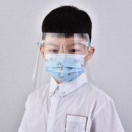 ( Local Seller Ready Stock ) Kids Full Face Shield HD Anti-fog Protection Frame + Shield