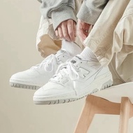 New Balance 550 men women White gray cream background BB550PB1