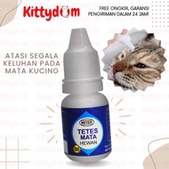 KITTYDOM Meyer Tetes Mata Hewan Obat Tetes Mata Iritasi Kucing Anjing Meyer Obat Mata Kelinci Landak Mini Burung Ayam