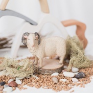 Mojo Fun Sheep (Ram) / Male Sheep - Farmland Collection - Miniature