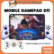 D11 Wireless Mobile Gamepad Controller HALL Effect Type C For iPhne Android Stretching Joystick Game