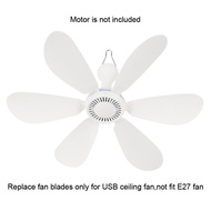 SWEET~ 3 6pcs USB Fan Leaf Unit Components Pack Of 3 6 22mm Connection ABS Material Air Movement
