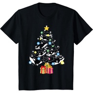Orca Whale and Christmas Tree Orca Christmas Distro Children's T-Shirt