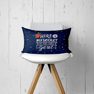 Navy Blue Little Prince Kids Children Bedroom Throw Cushion Cover 3050 Top Office Chair Decoration Pillow Case Cute Long Size