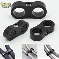 (Unique) Universal AN4 AN6 AN8 AN10 Billet Oil Fuel Water Hose Tube Seprator Divider Clamp Aluminum 