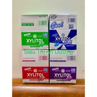 Box of 15 blisters of Xylitol sugar-free gum in all flavors, 11,6g blister pack [AN DUONG SUPERMARKE