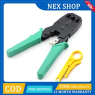 1PC Crimping Tool, Cable Cutter & Stripper, For RJ45 RJ11 8P8C 6P6C 4P4C Connectors