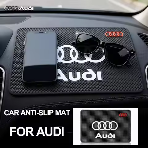 For Audi Badge A4 A5 A6 A3 A7 Q3 Q5 Q7 SQ5 RS4 RS5 RS7 S4 S2 S3 S5 S8 B5 B8 B6 TT PVC Pad Car Dashbo