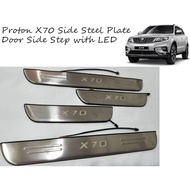 OEM Blue LED Car Door Side Sill Step Plate For 【Proton X70】