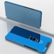 OPPO Realme X2 Pro Mirror Hard Case Cover Realme X2Pro Smart Mirror Flip Clear View Leather Case