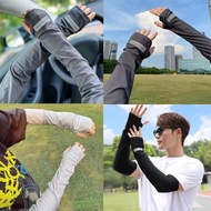 Large Size Sleeve Cover Cooling Arm Uv Blocking Protection Hand Socks Sarung Lengan Ice Sleeve Outdo