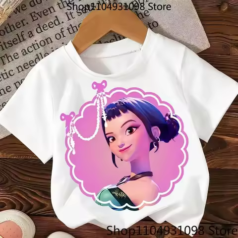 Hasbro KPop "Demon Hunter" Movie Series Summer Children's Cotton T-Shirt - Boys and Girls - Baby Sof
