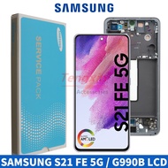 6.4'' Original AMOLED For Samsung Galaxy S21 FE LCD Touch Screen Digitizer For Samsung S21 FE 5G G99
