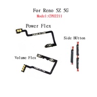 Power ON OFF Volume button Flex For OPPO Reno 5Z 5G CPH2211 Replacement Parts