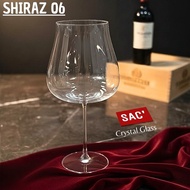 SHIRAZ 06 Gelas Wine Kaca Wine Globet Wine Glass Gelas Anggur Crystal Glass Gelas Kristal Red Glass 
