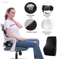 CORN  Office Chair Ergonomic Backrest Comfortable Lumbar Support Pillow for Back Pain Relief Ergonomic Design with Memory Foam and Breathable Fabric Quick Release Buckle