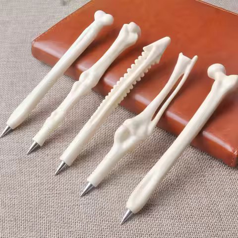Halloween Bulk Pens Ballpoint Bone Inspired Bones Stick Novelty for Students
