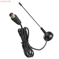 LUXELIVING TV Antenna Freeview, Free Channel Mini Digital Tv Antenna, Radio TV Aerial DVB-T/TV Black