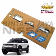 Icar 03 Emblem Icar03 Chery J6 Rear Logo Accessories Silver Chrome Blue Premium