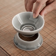 Ice Glaze Waveless Filter Set Tea Leak Tea Filter Tea Filter Tea Filter Ceramic Tea Separator Filter