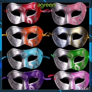 AG  Roman Gladiator Masquerade Mask Club Costume Party Fancy Banquet Two-color Half Face Mask Women 
