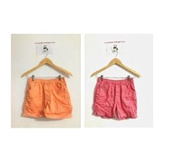 Bossini 夏季點點短褲 橘色短褲 粉色短褲