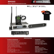 Digital Wireless In Ear Monitor with Bluetooth dBvoice IEM100G