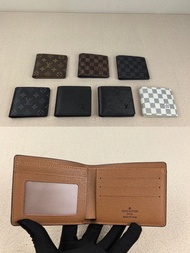 順豐包郵 LOUIS VUITTON LV短款雙拉鏈銀包 卡包 錢夾 護照包 零錢包 男款 禮盒 生日禮物 情人節Wallet, men's gift box, birthday gift, Vale