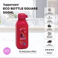 NEW PRODUK TUPPERWARE ECO BOTTLE SQUARE 500ML - BOTOL MINUM LUCU UNIK