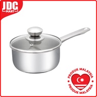 [MURAH] JDC Stainless Steel Saucepan Can Use 4 Induction Cooker/ Periuk Keluli Tahan Karat Boleh Guna Utk Dapur Elektrik