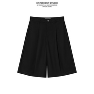 Black Linen Shorts 67PERCENT / 67% Unisex - BERMUDA SHORT LINEN