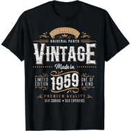 Vintage 1959 65Th Birthday Decoration 65 Year Old Gifts Unisex T-Shirt