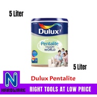 Dulux Pentalite Interior Wall Paint / Cat Dalam Dinding Rumah 5L- 5 Liter