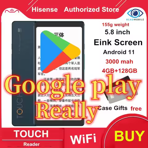 Really Google play Hisense TOUCH/Touch lite Music Reader Google App 5.84-inch Ink Screen Eye Protect