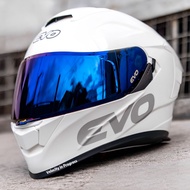 【 Free shipping 】EVO Gt-Pro Dark Mono Full Face Dual Visor Helmet With Free Clear Lens