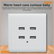 ELAINE 2/4 Ports Charger Station Wall Outlet USB for Home Power Adapter