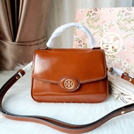 งานshop TORY BURCH 147467  ROBINSON SPAZZOLATO SMALL TOP HANDLE BAG