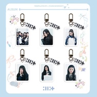 Kpop ILLIT Super Real Me Debut Keychain Acrylic Double Sided Pendant