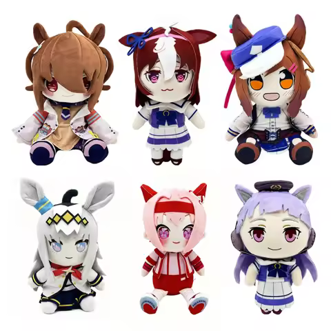Kawaii Uma Musume Plush Toys Pretty Derby Anime Character Agnes Tachyon Oguri Cap Matikanetannhauser