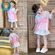 Set Kuromi áo kèm chân váy xếp li cho bé gái