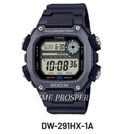 Casio General DW-291HX-1AV EXTRA LONG Black Resin Band Men Watch