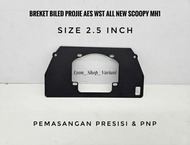 Breket Biled SE Turbo AES WST Scoopy All New 2016 - 2023 Ukuran 2.5 Inch &amp; 3 Inch MH1