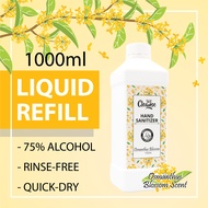 Cleanse360 Osmanthus Blossom Scent Hand Sanitizer 75% Ethanol Alcohol [Liquid/Spray Refill - 1000ml / 1L / 1 Liter]