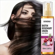 Biotin Rosemary Onion Hair Serum, Keeps Hair Straight, Enhances Silky Feel, 100ml Biotin Rosemary On