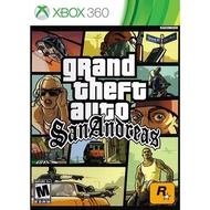 Kaset Game XBOX 360 GTA SA Grand Theft Auto San Andreas RGH