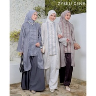 My Xena's Zys | Jade Tunic - 3 Colors | Tunic Print Nursing Friendly Eid Cheongsam Chinese Tunik Mus
