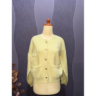Yellow Knitwear Cardigan