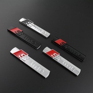 Decorative Label Audi Metal Sports sline Side Label A3 Q5 A4L Q3 A6L Car Sticker Modified Fender Dec