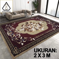 SUPERMAT - Jumbo Polyester European Floor Carpet [Size 200 x 300 Cm]